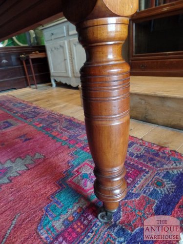 Antieke Engelse mahonie wind out dining table 2