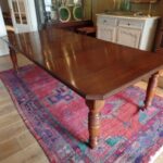 Antieke Engelse mahonie wind out dining table 3