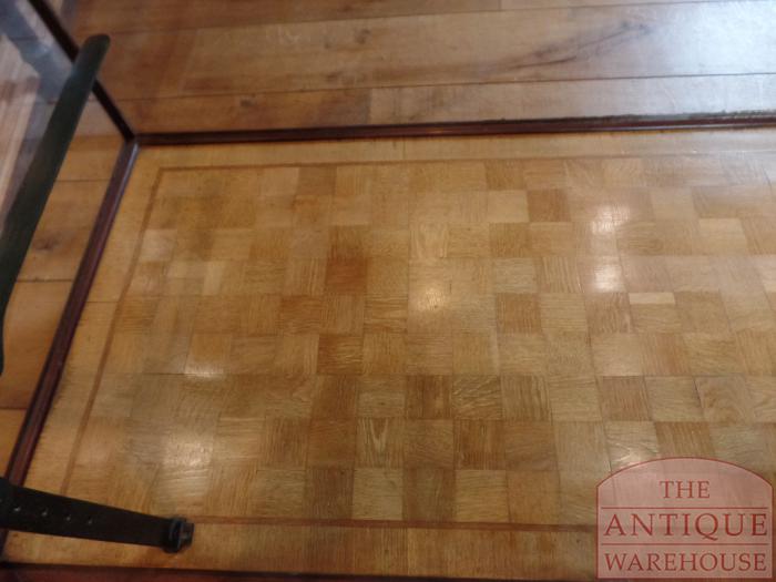 antieke Engelse mahoniehouten toonbank, winkel vitrine kast 4