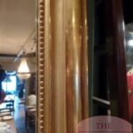 Antieke Franse bladgouden Louis Philippe spiegel 2