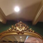 Antieke Franse bladgouden Louis Philippe spiegel 3