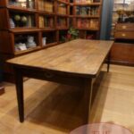 Antieke Franse eettafel eikenhout 1