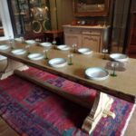 Antieke Franse eiken tafel, 14 persoons 1