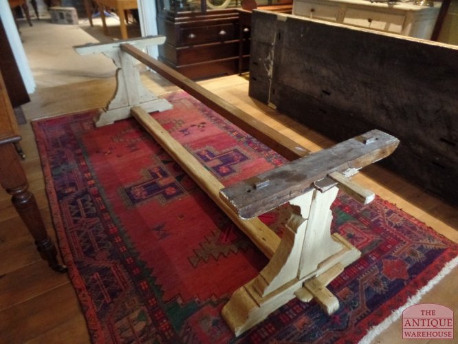 Antieke Franse eiken tafel, 14 persoons 2