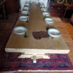 Antieke Franse eiken tafel, 14 persoons 3