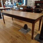 Antieke Franse eikenhouten eettafel 3