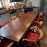 Antieke Franse eikenhouten eettafel 300 cm 1