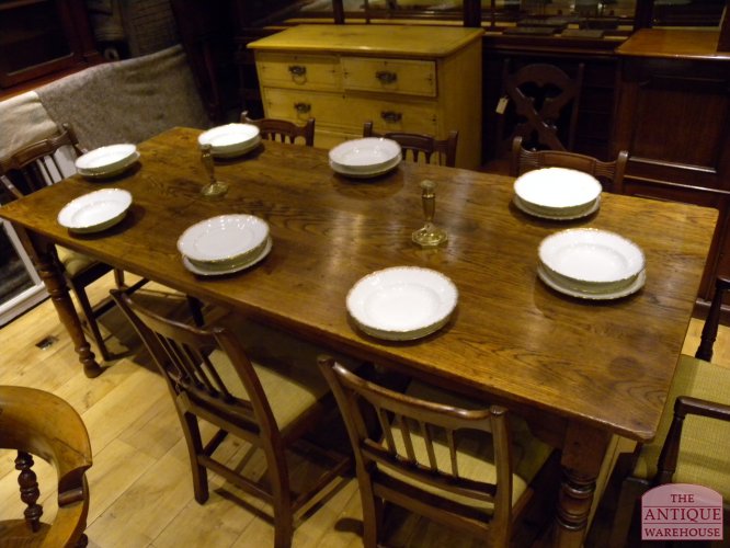 VERKOCHT antieke Franse eikenhouten eettafel, VERKAUFT antiker französischer Esstisch aus Eiche