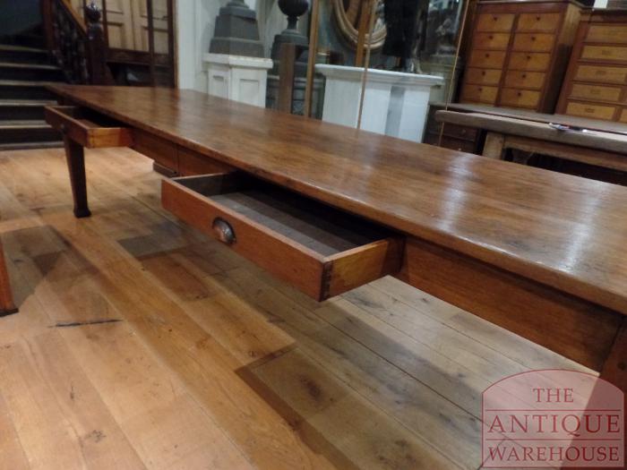 Antieke Franse eikenhouten tafel 3