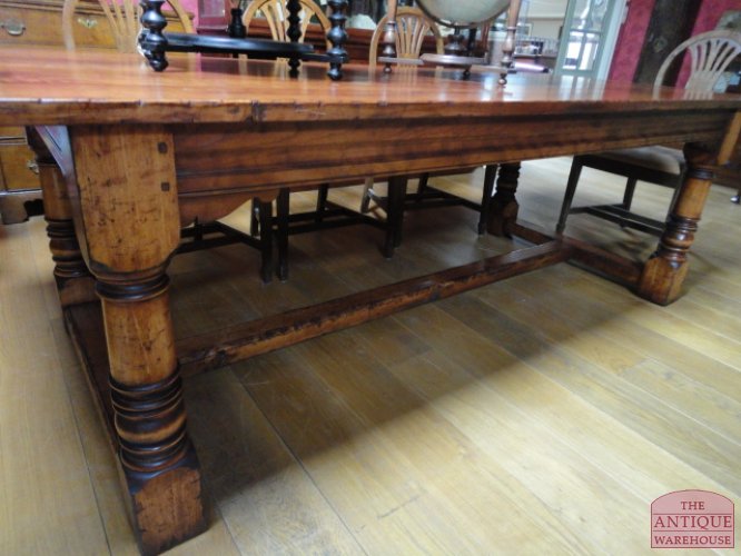 Antieke Franse kersen eettafel 3