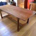 Antieke Franse kersenhouten eettafel 3