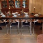 Antieke Franse notenhouten tafel 2