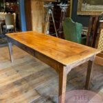 Antieke kersenhouten Franse eettafel 1