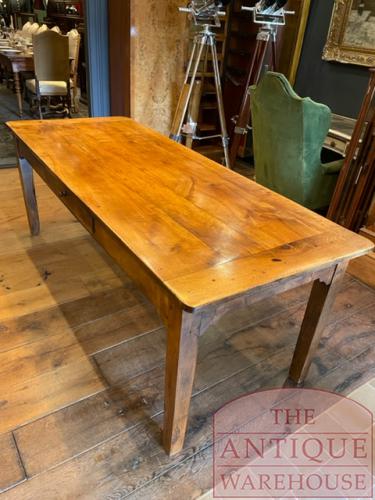 Antieke kersenhouten Franse eettafel 3