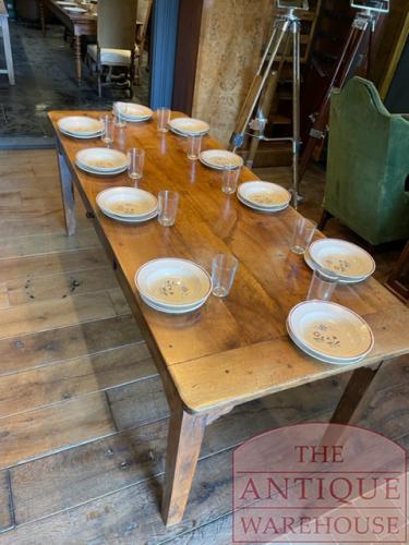 Antieke kersenhouten Franse eettafel 4