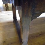 Antieke lange Franse kersenhouten eettafel 5