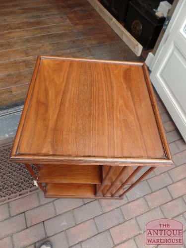 Antieke mahonie boekenmolen 2