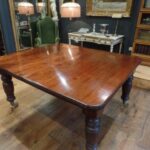 Antieke mahonie eettafel, antieke coulissen tafel, max 14 personen 1