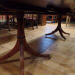 Antieke mahonie eettafel met twee tussenbladen 3