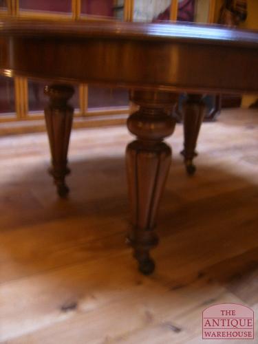 antieke mahonie Engelse ovale eettafel 2