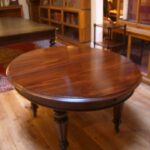 antieke mahonie Engelse ovale eettafel 3