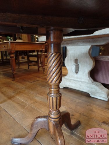 antieke mahonie houten tilt top tafel, wijn tafel 2