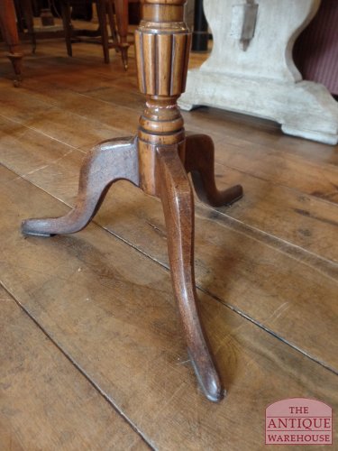 antieke mahonie houten tilt top tafel, wijn tafel 3