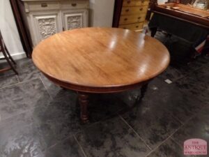 VERKOCHT, antieke mahonie ovale coulissen tafel,
