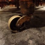 Antieke mahonie ovale coulissentafel 4