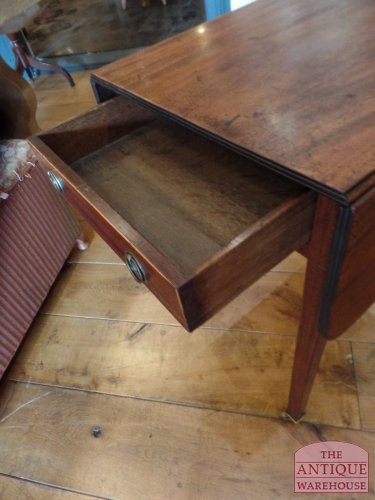 Antieke Mahonie Pembroke Tafel 2