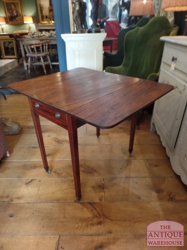 Antieke Mahonie Pembroke Tafel 3