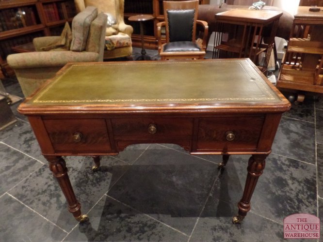 VERKOCHT antieke mahonie schrijfatfel