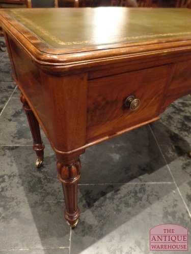 Antieke mahonie schrijftafel 2