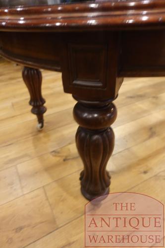Antieke mahoniehouten eettafel uitschuifbaar 4