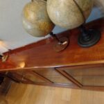 Antieke mahoniehouten lage boekenkast 3