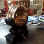 antieke Nederlandse messing aneroide barometer 3