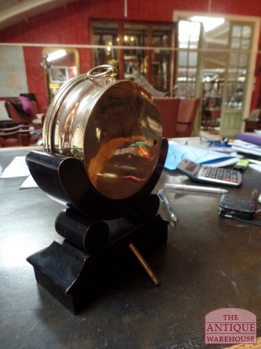 antieke Nederlandse messing aneroide barometer 3
