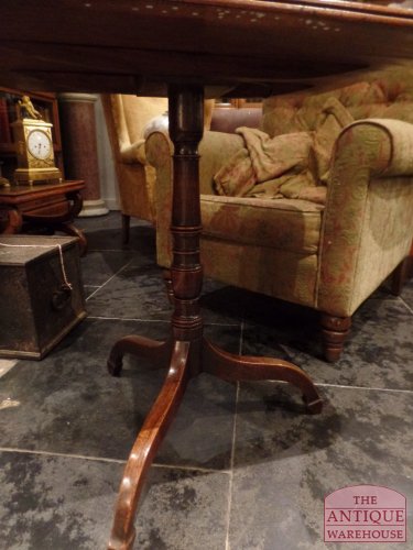 antique rectangular mahogany tilt top table 2