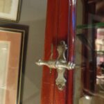 Antieke mahonie vitrine kast 3