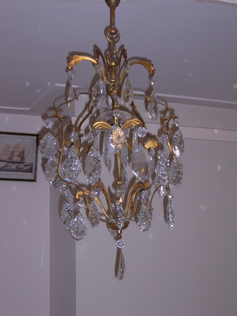 VERKOCHT Italiaanse kroonluchter +/- 1920,