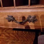 Antiek eikenhouten cilinderbureau 2