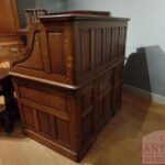 Antiek eikenhouten cilinderbureau 4