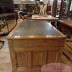 Antiek eikenhouten Engels kwaliteitsbureau 2