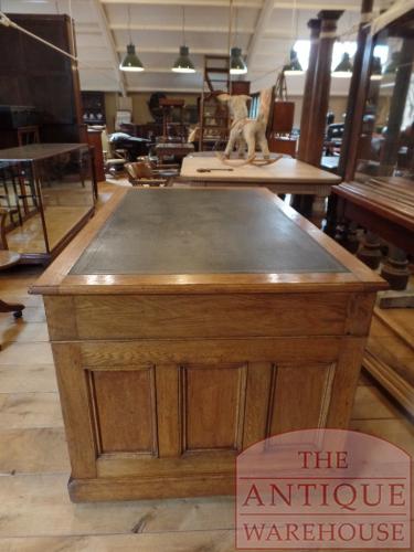 Antiek eikenhouten Engels kwaliteitsbureau 2