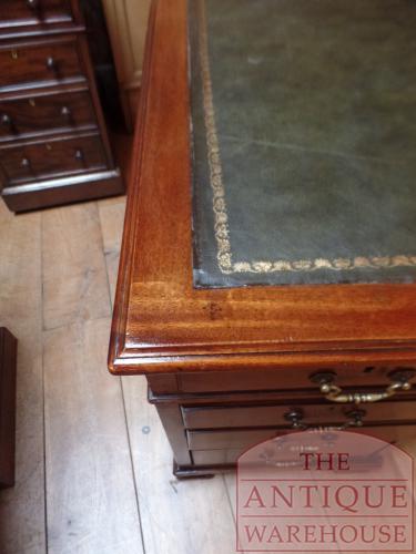 Antiek mahonie bureau 2