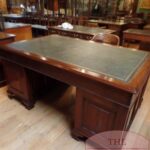 Antiek mahonie bureau 3