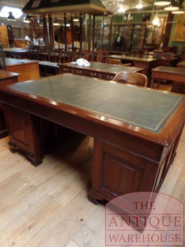 Antiek mahonie bureau 3