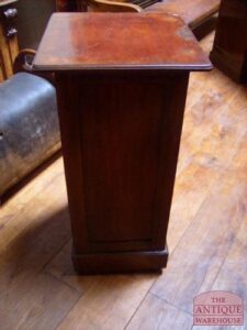 VERKOCHT SOLD antiek mahonie rolluikkastje