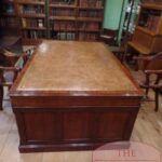 Antiek mahoniehouten partnersbureau 1