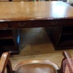 Antiek mahoniehouten partnersbureau 3